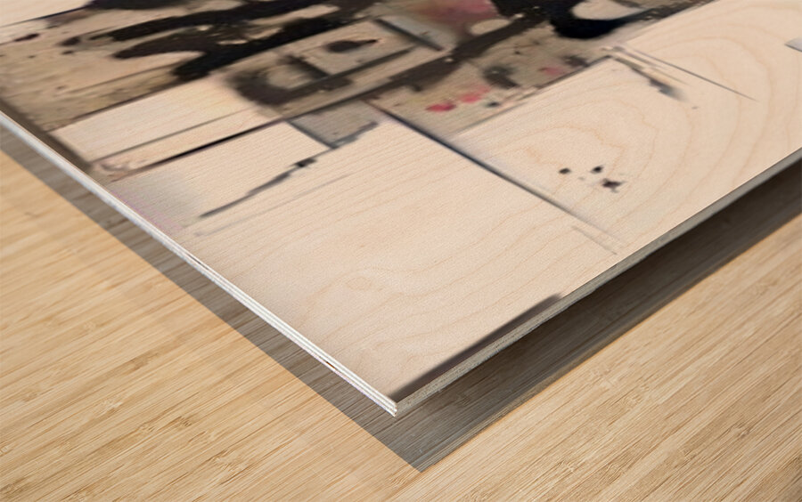 Urban Glyph Wood print