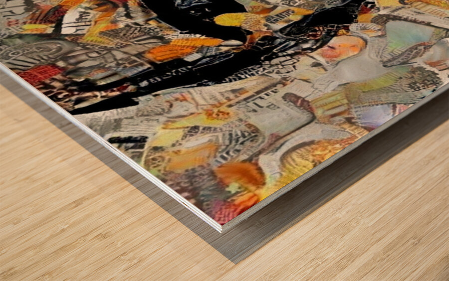 Fragments of Identity Wood print