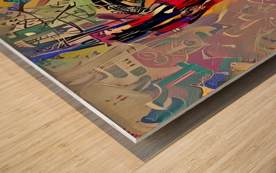 time zone 1 59 Wood print