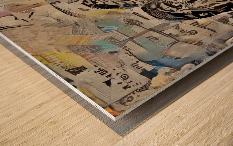 untitled sunday 30 Wood print