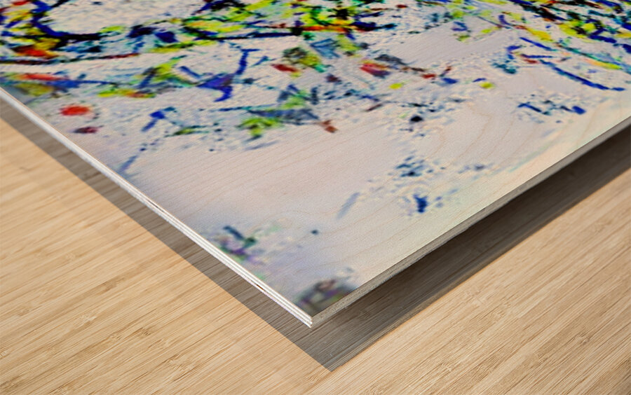 The Essence of a Moment Wood print