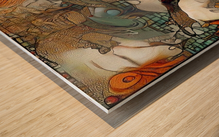 The Silent Ascent Wood print