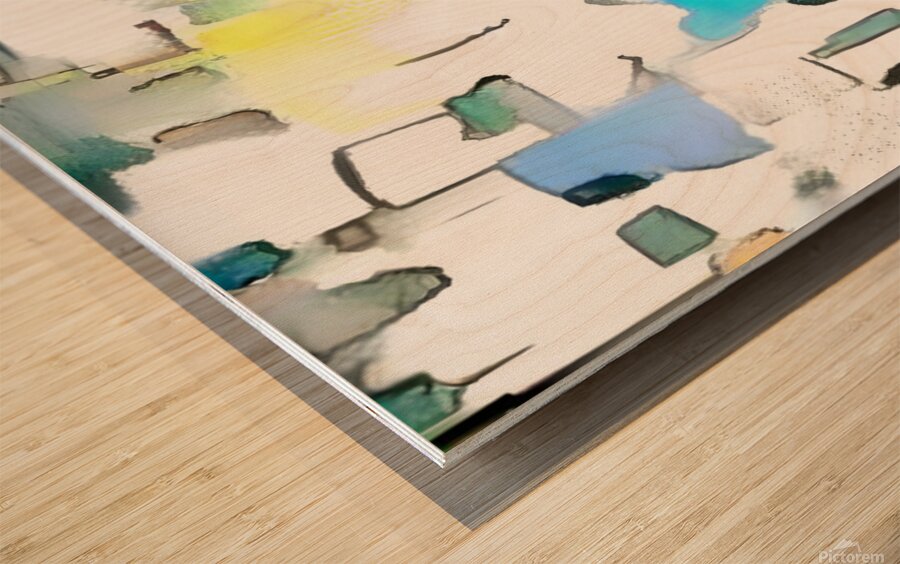 the fun day Wood print