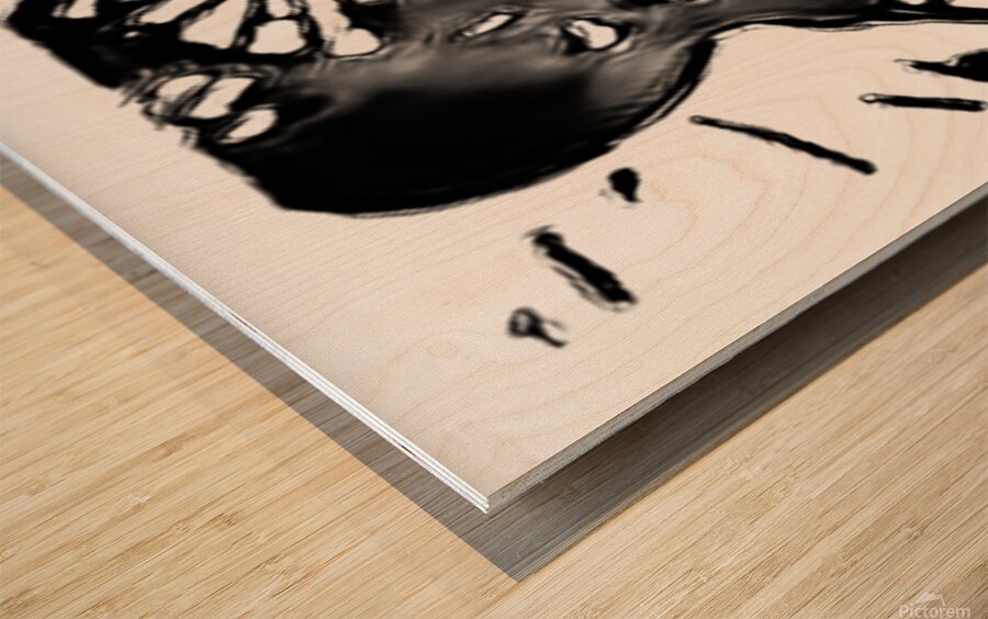 hope love Wood print