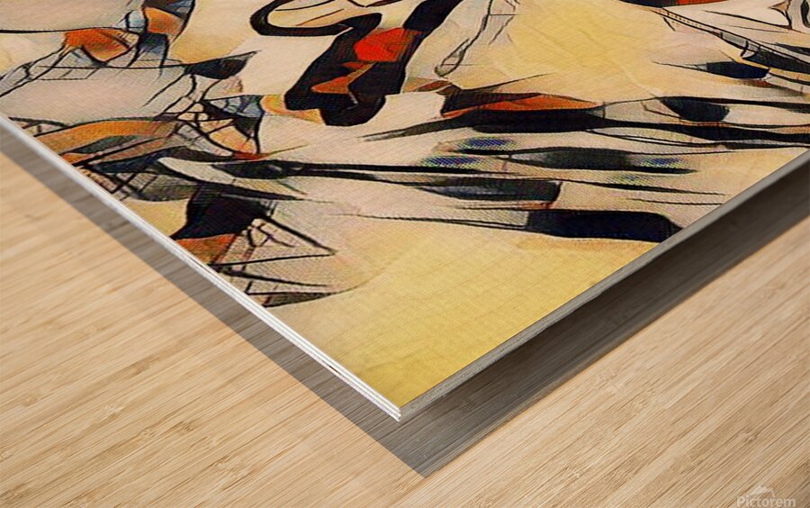 breaking free Wood print