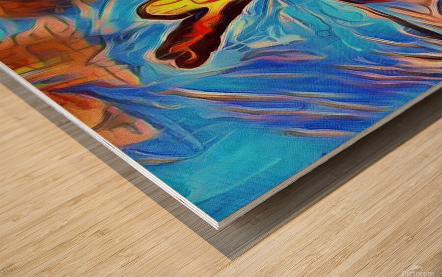 finding freedom Wood print