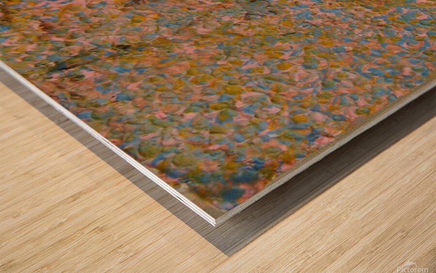 layers of texture Wood print