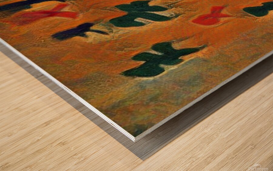 Energetic Wood print