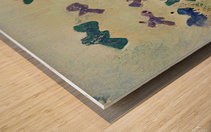 cluster of men Wood print