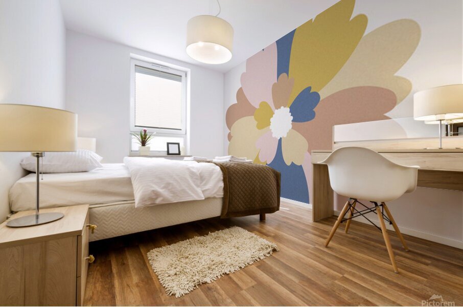 MATISSE   Fleur et feuilles Mural print