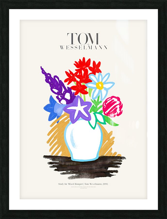 STUDY MIX BOUQUET Poster Picture Frame print