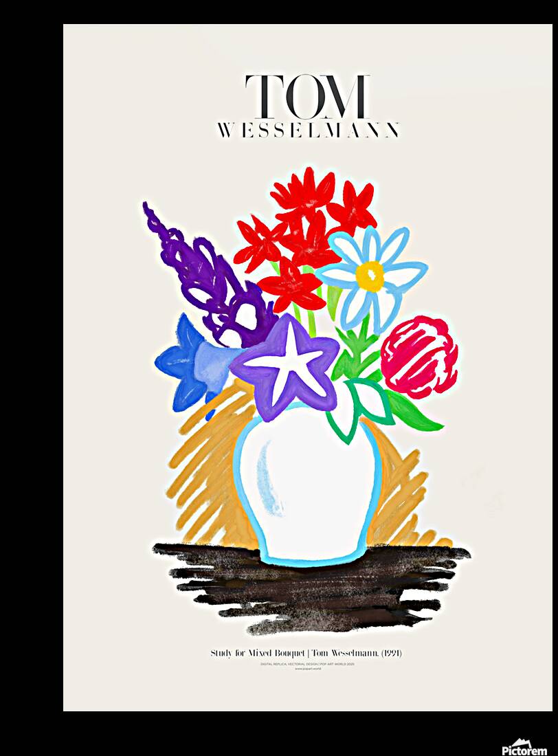 STUDY MIX BOUQUET Poster Reproduction