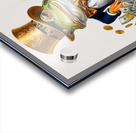 A whimsically adorned frog sporting a grandiose g Acrylic print