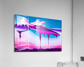 Pink Waterfalls Acrylic Print