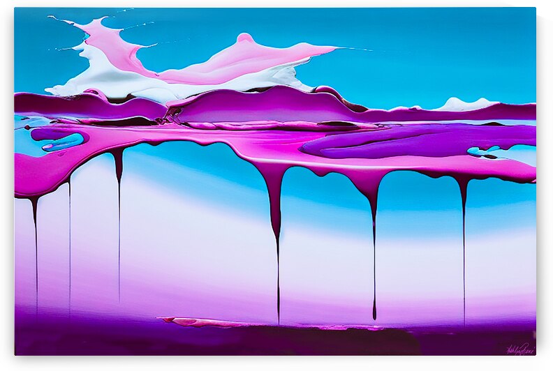 Bubble Gum Drip by Ashley Rene Atelier
