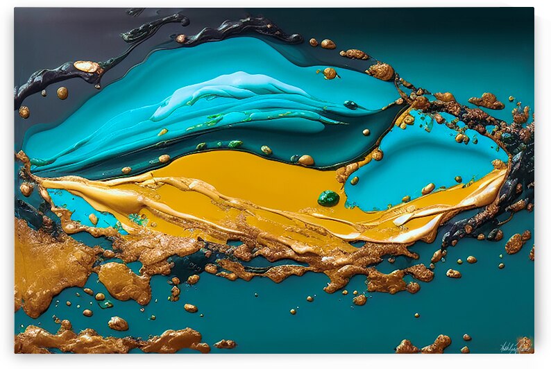 Emerald Erosion by Ashley Rene Atelier
