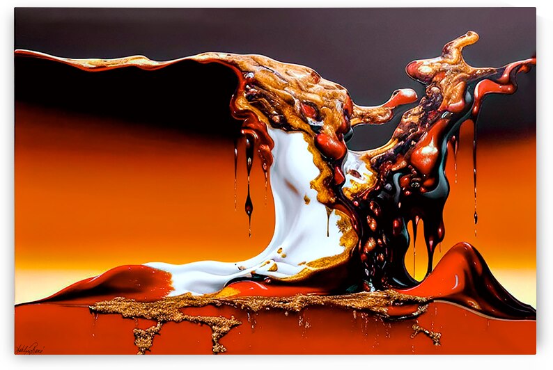 Liquid Yooperlite by Ashley Rene Atelier