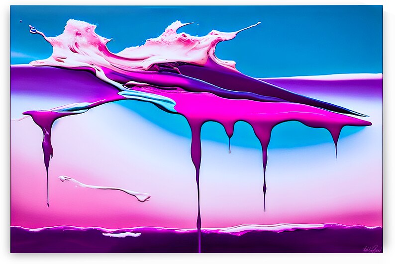Pink Waterfalls by Ashley Rene Atelier