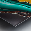 Chrysocolla Metal print