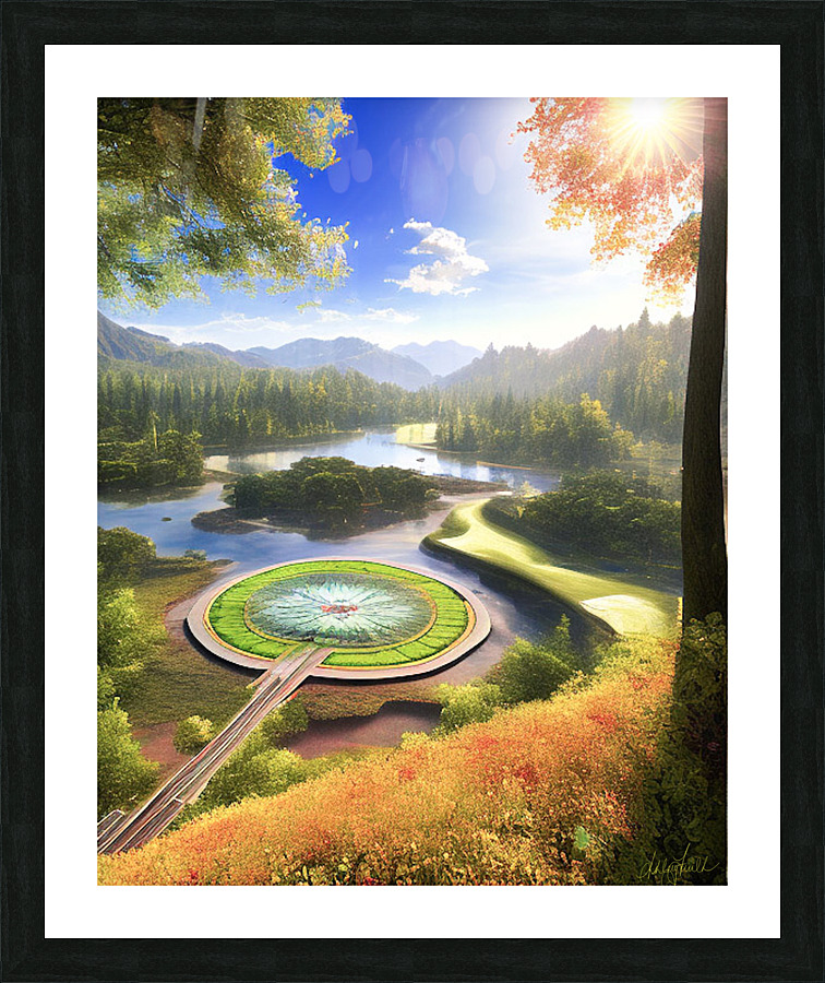 Solitude Picture Frame print