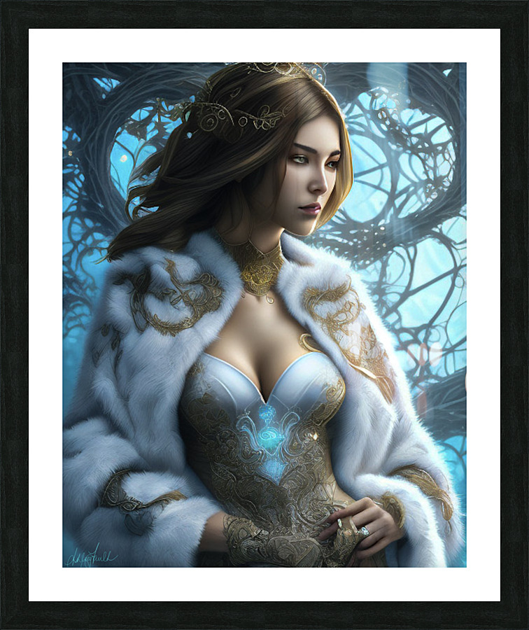 Stone Cold Picture Frame print