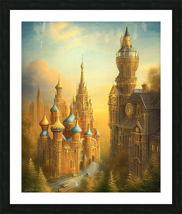 Scenic Route Picture Frame print
