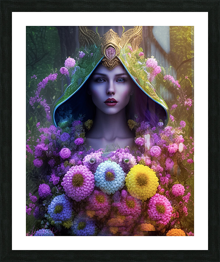 Queen Mab Picture Frame print