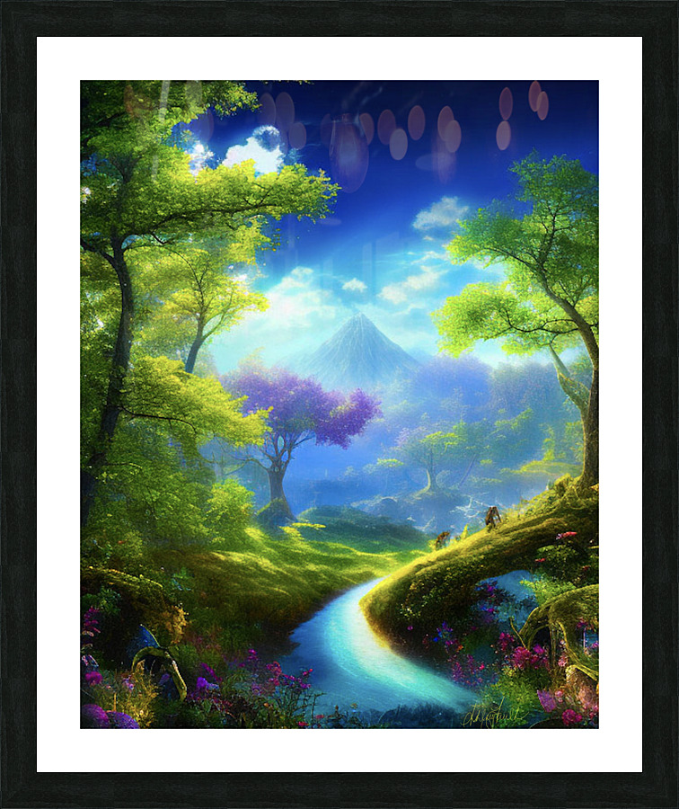 Paradise Picture Frame print