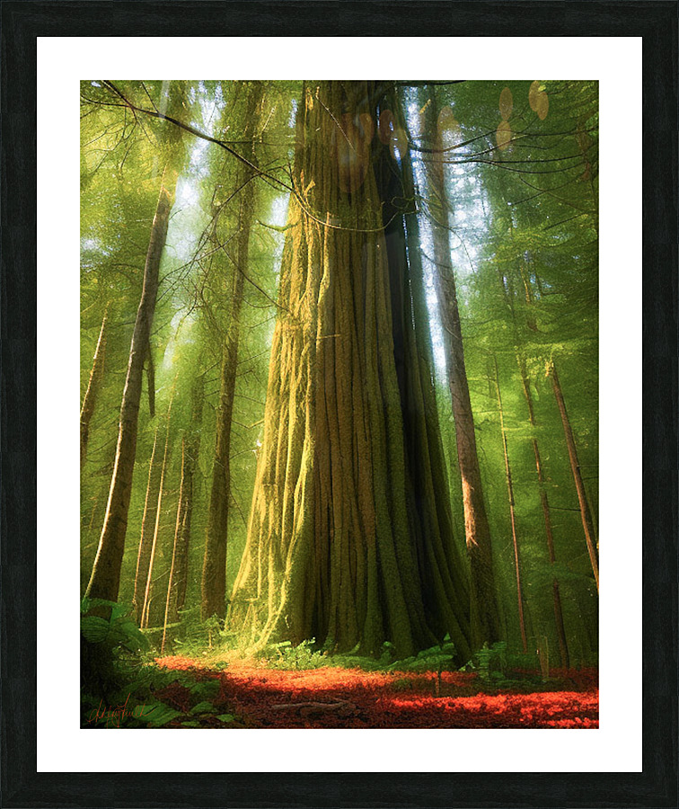 Light at the End Picture Frame print