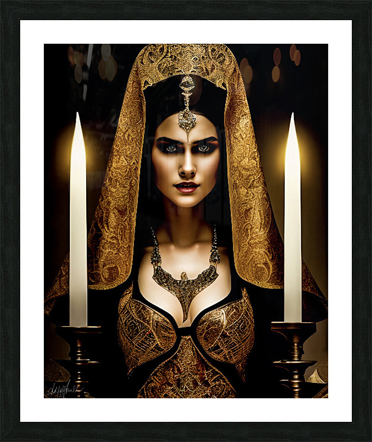 High Priestess Picture Frame print