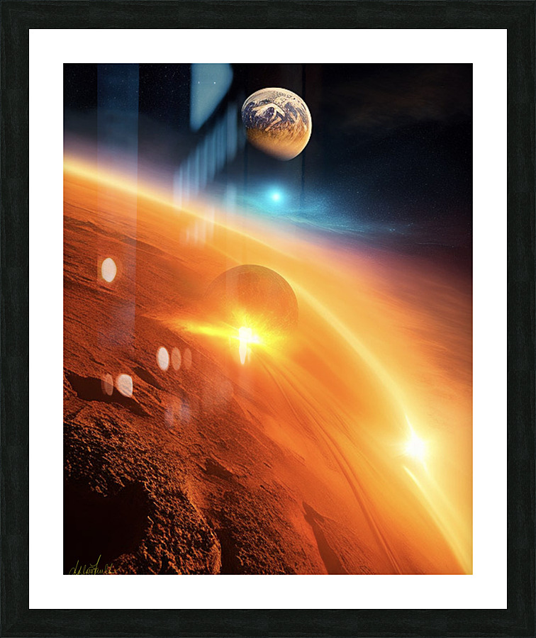 Between the Veil Picture Frame print
