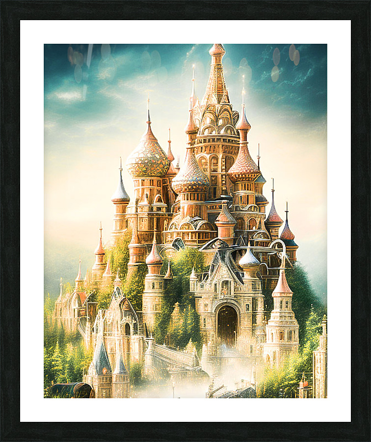 Castle on a Cloud Picture Frame print