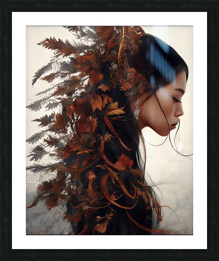 Autumn Picture Frame print