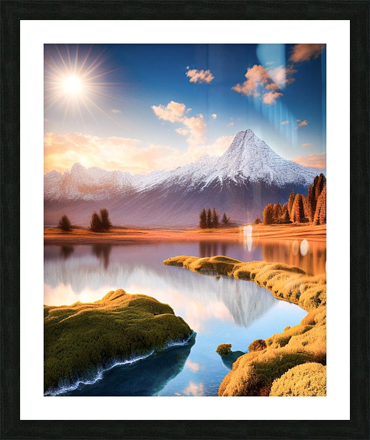 Climate Change Picture Frame print