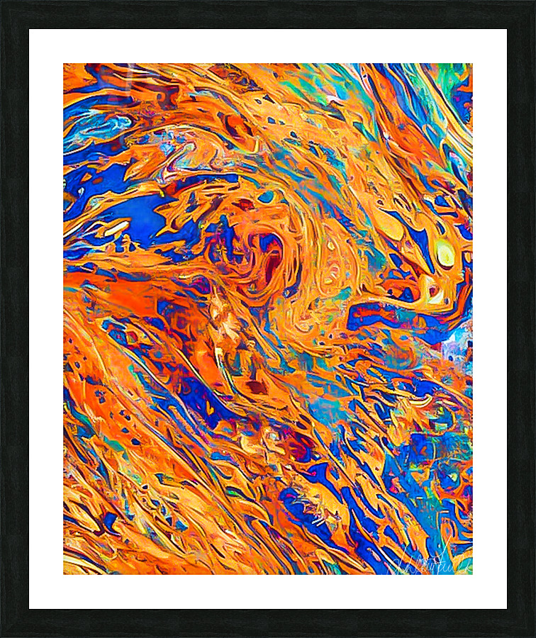 Color Theory Picture Frame print