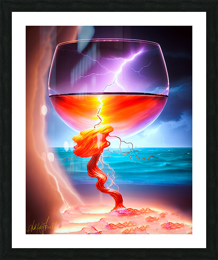 Tailspin Picture Frame print