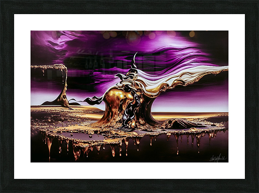 Fractured Picture Frame print