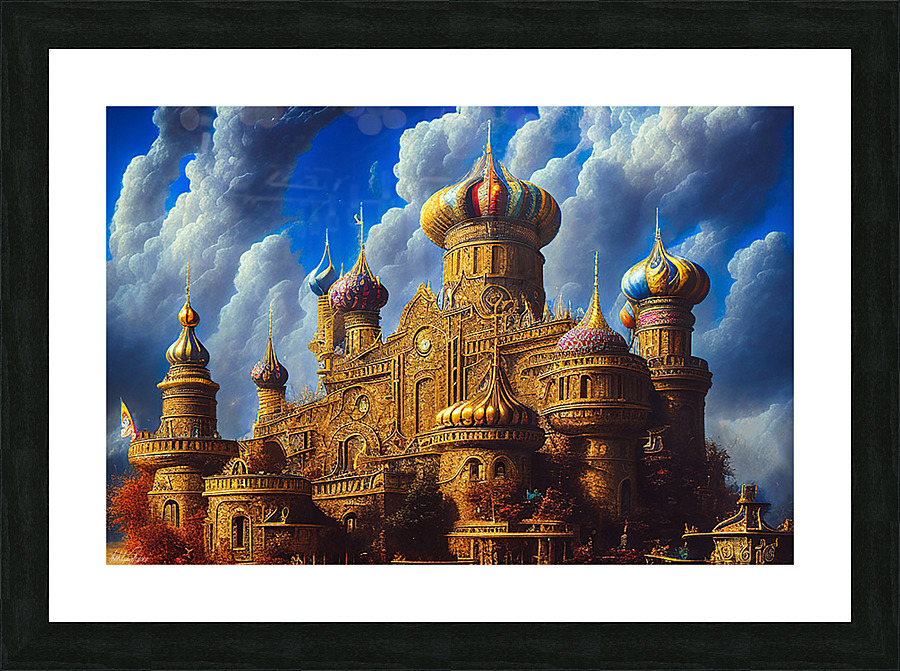 Castle Walls Picture Frame print