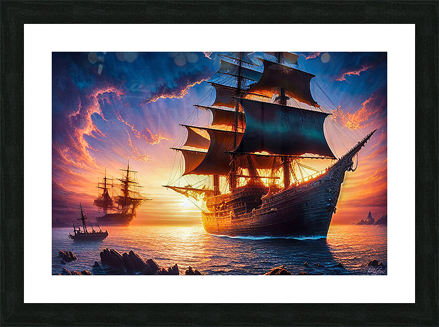 Conquistador Picture Frame print
