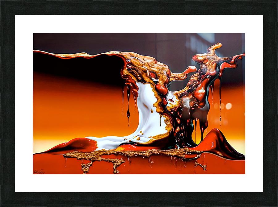 Liquid Yooperlite Picture Frame print