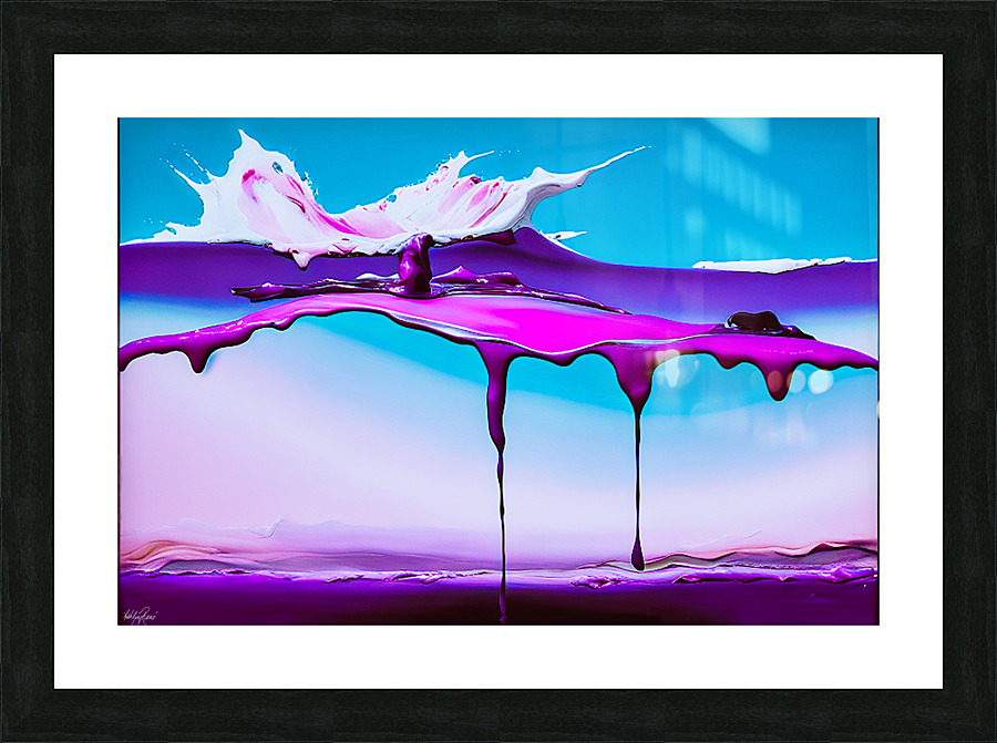 Purple Rain Picture Frame print