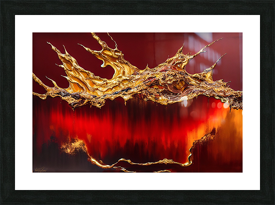 The Divide Picture Frame print