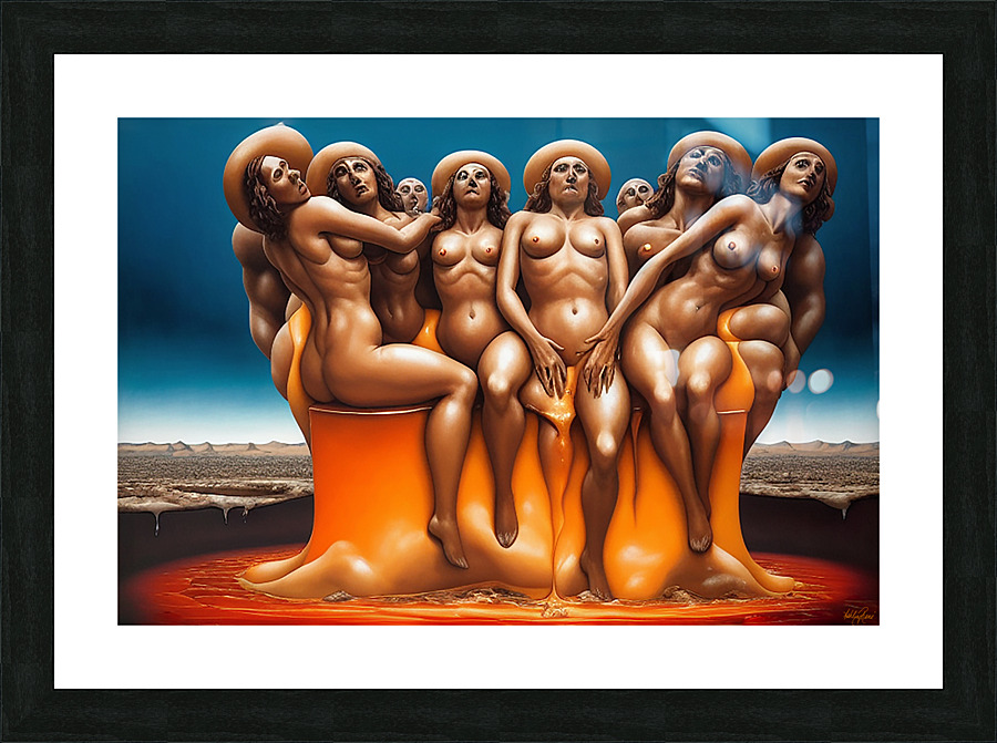Plastic Society Picture Frame print