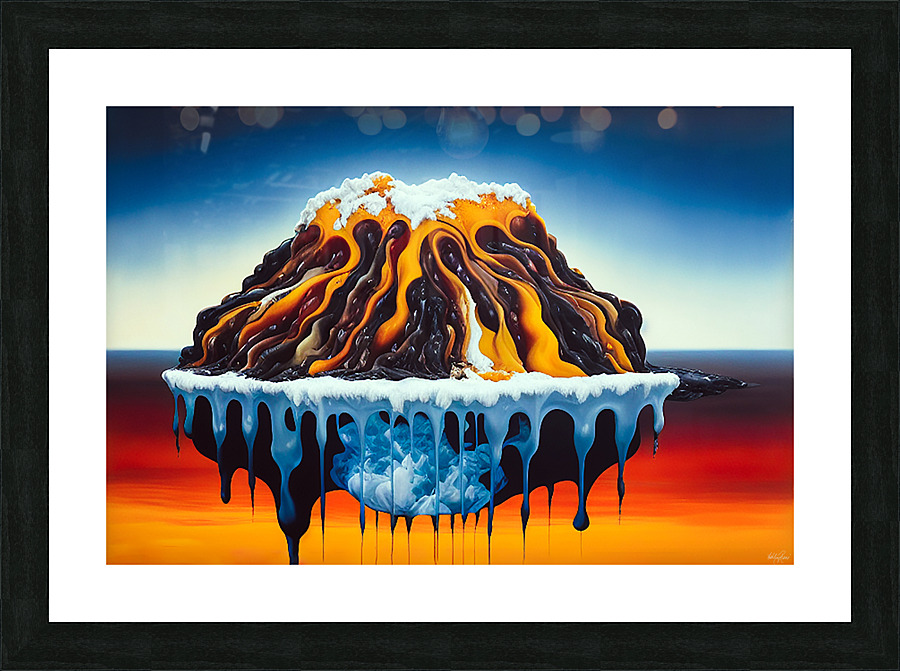 Polar Opposites Picture Frame print