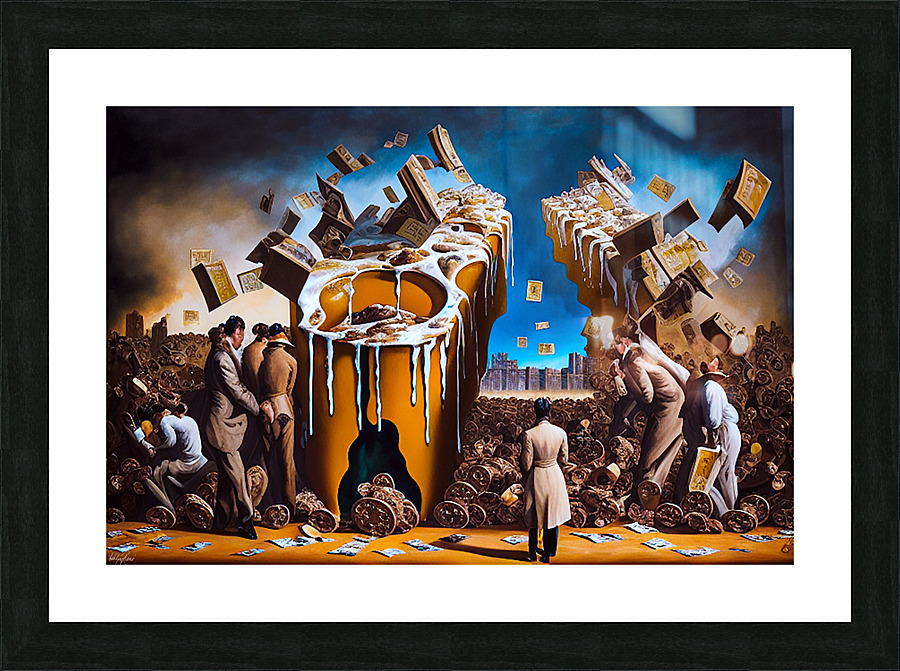 Trading Floor Picture Frame print