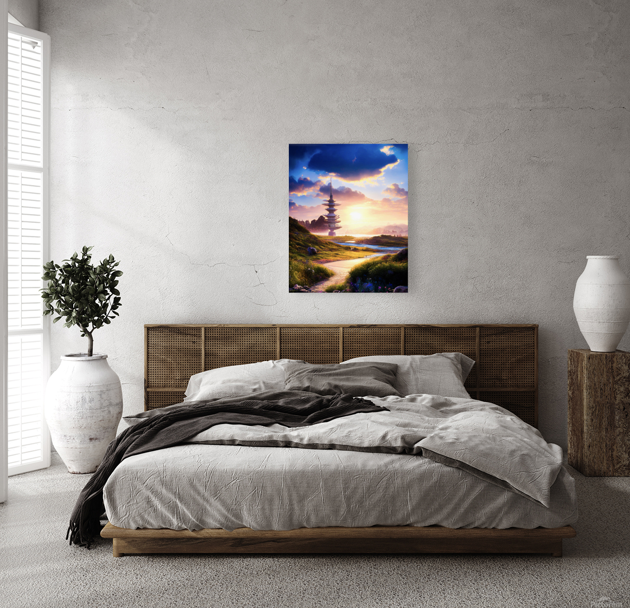 Sacred Sunset Reproduction