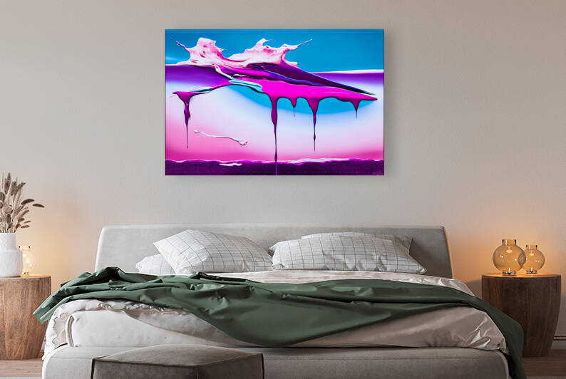 Pink Waterfalls by Ashley Rene Atelier