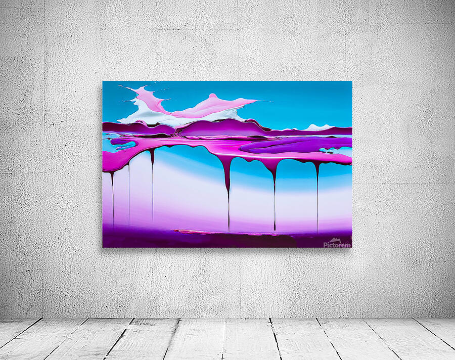 Bubble Gum Drip Wall Preview