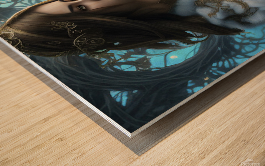 Stone Cold Wood print