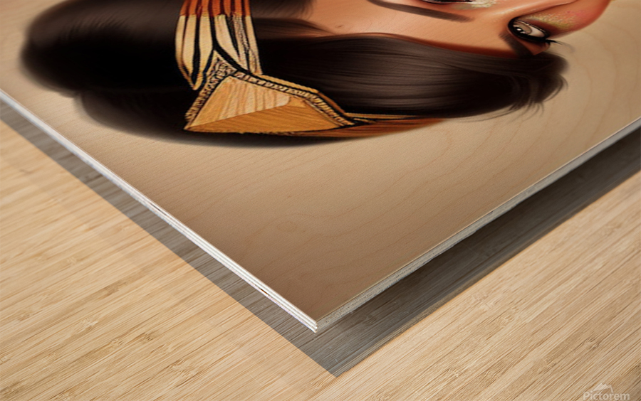 Peace  Love Wood print